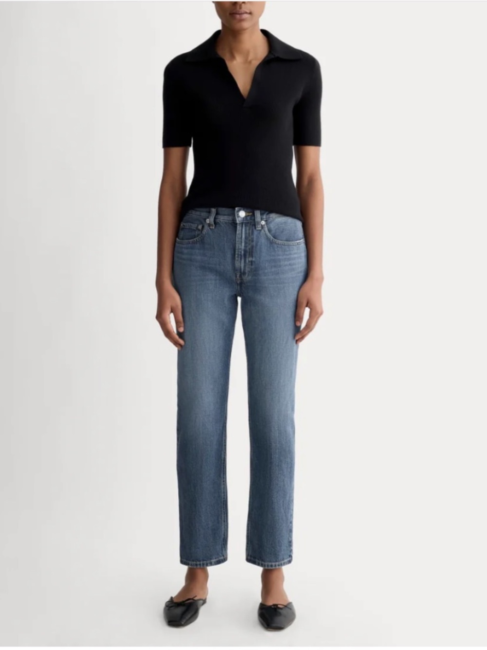 EVERLANE - The Super-Soft Relaxed Jean   Size: 25 Color: Mid Indigo